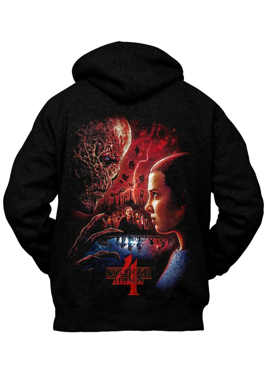 Felpa con Cappuccio Retro Stranger Things 4