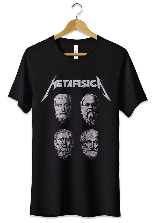 T-Shirt Maglietta Metafisica Parodia Divertente Metallica