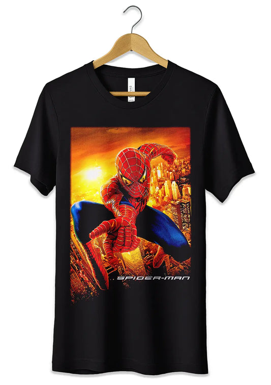 T-Shirt Maglietta Uomo Ragno Marvel Spiderman